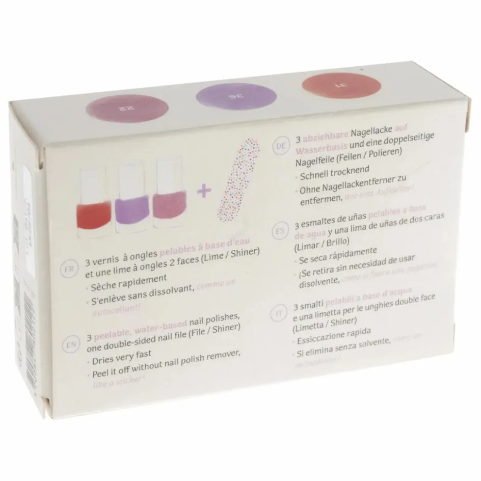 Best Namaki Coffret 3 vernis à ongles pelables | Rose
