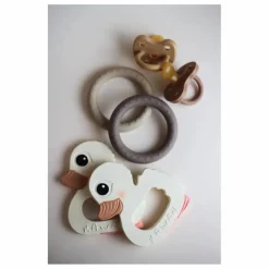 Hevea Hochets Et Anneaux De Dentition|Vaisselle, Tétines*Coffret apaisant - Set de 2 jouets de dentition |
