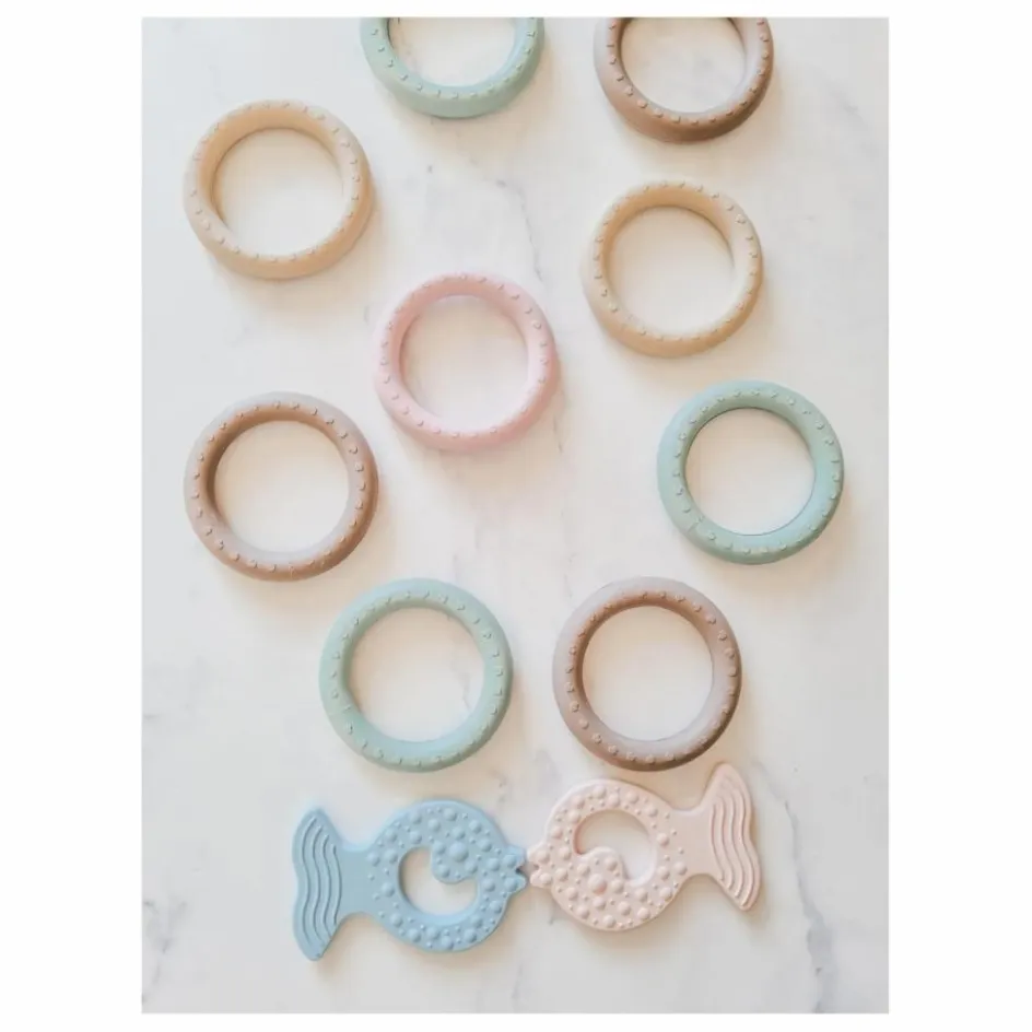 Clearance Hevea Coffret apaisant - Set de 2 jouets de dentition | Nude