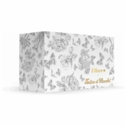 Elhée Coffret biberon en silicone médical et doudou lange Augustin le lapin Toile de Jouy - x Tartine et Chocolat || Biberons|Cadeau De Naissance
