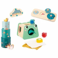 New Janod Coffret cadeau 12 mois Multicolore