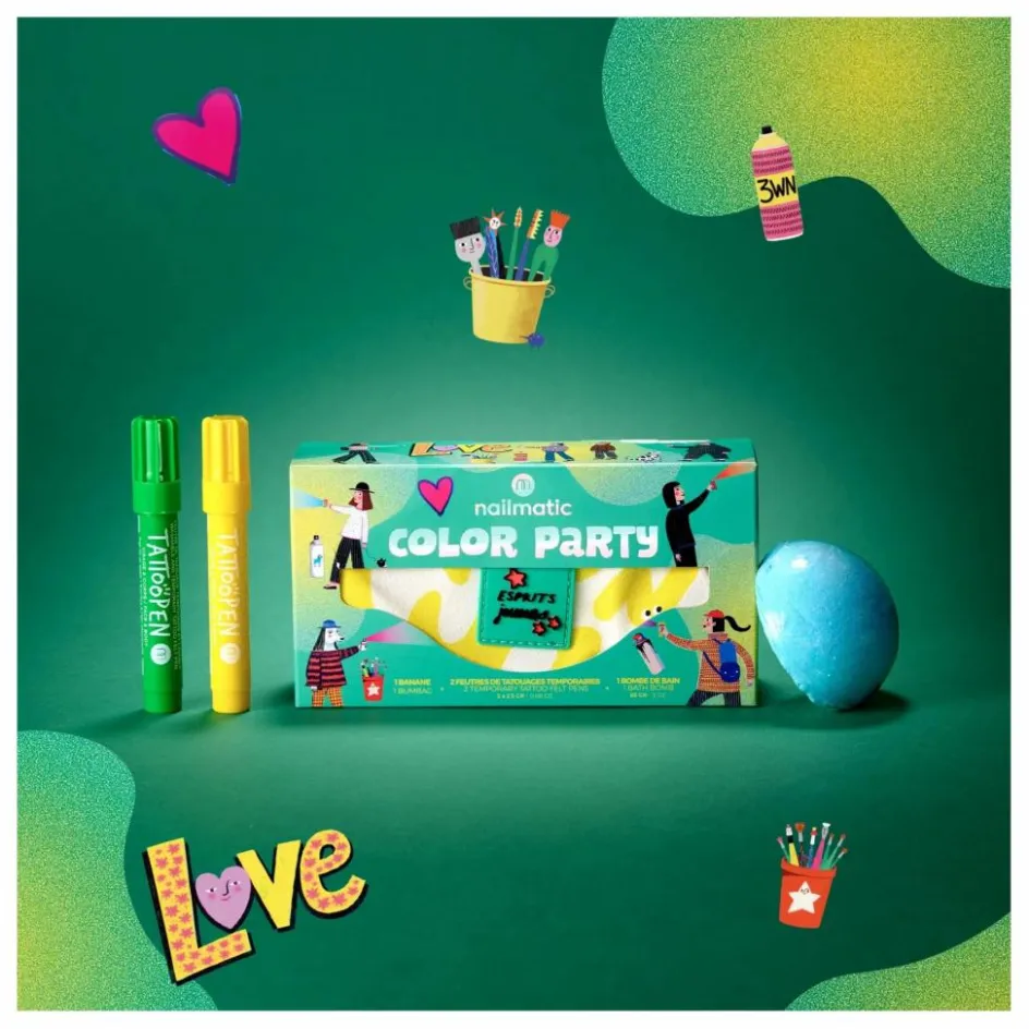 Best Nailmatic Kids Coffret Color Party Non teinté