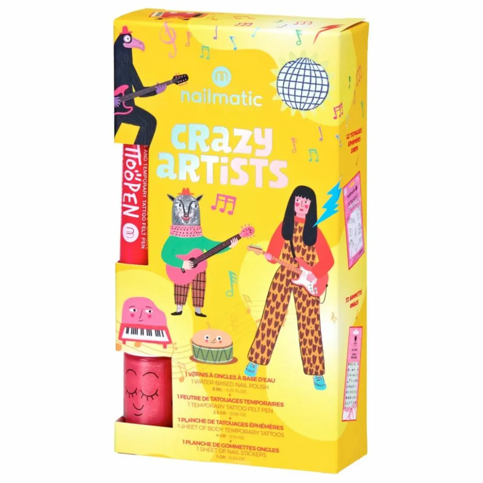 Nailmatic Kids Coffret Crazy Artists|Enfant Coffrets|Coffrets
