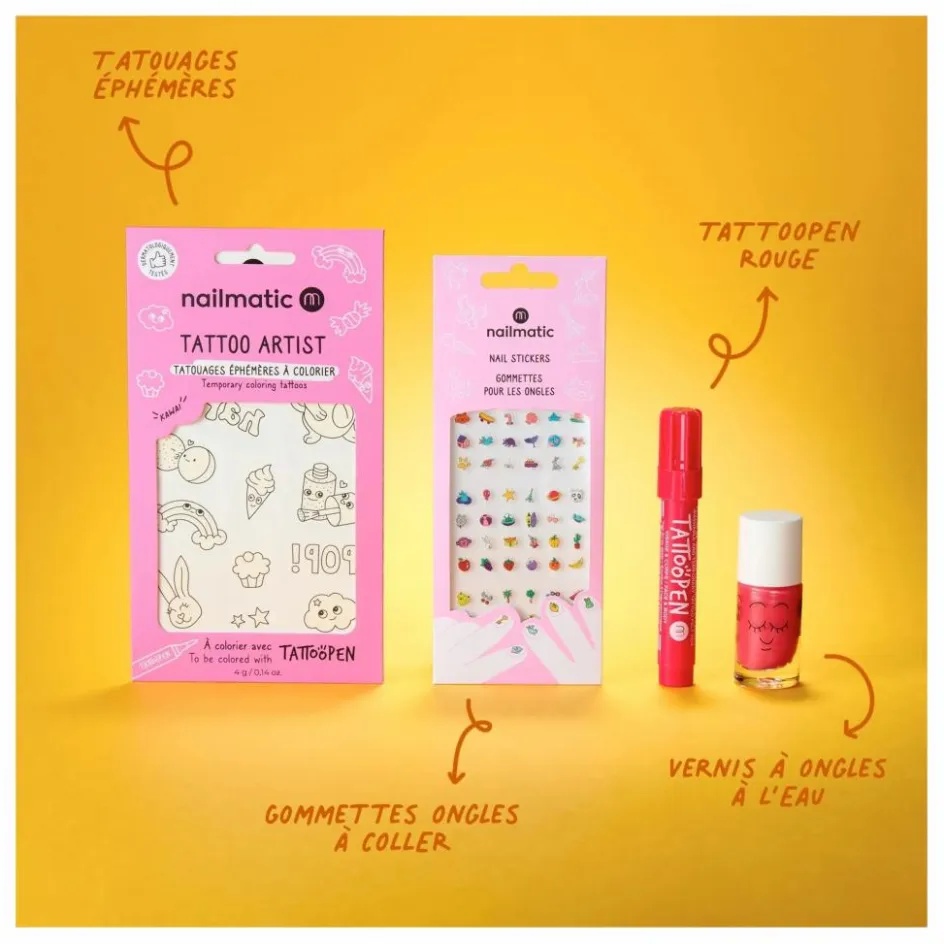 Nailmatic Kids Coffret Crazy Artists|Enfant Coffrets|Coffrets
