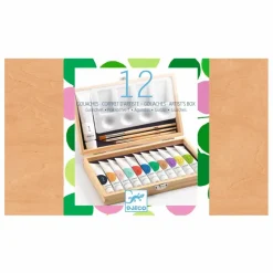 Outlet Djeco Coffret d'artiste - 12 gouaches Multicolore