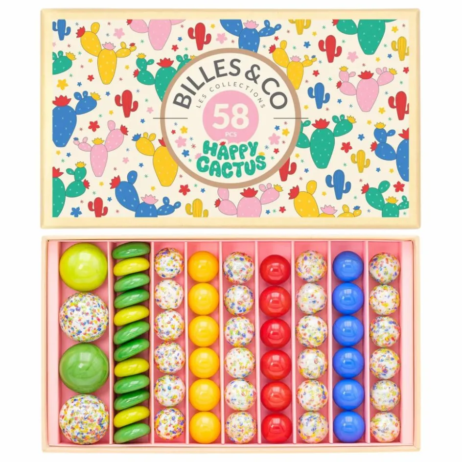 Billes & Co Jeux D'Extérieur*Coffret de 58 billes Cactus