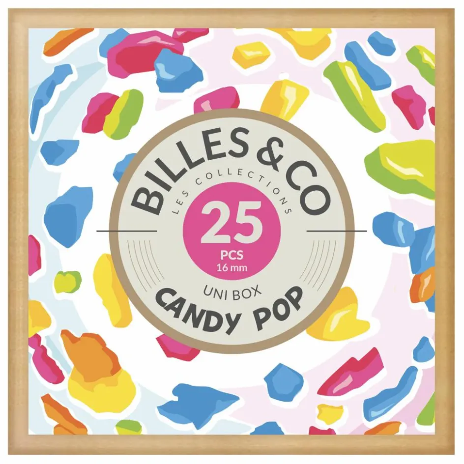 Billes & Co Coffret de 25 billes Candy Pop| Jeux D'Extérieur