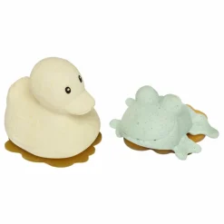 Hevea Coffret de jouets pour le bain upcyclés - Canard & Grenouille || Jouets D'Éveil|L'Heure Du Bain