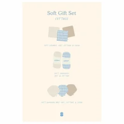 Soft Spot Coffret de naissance Cottage | Bleu