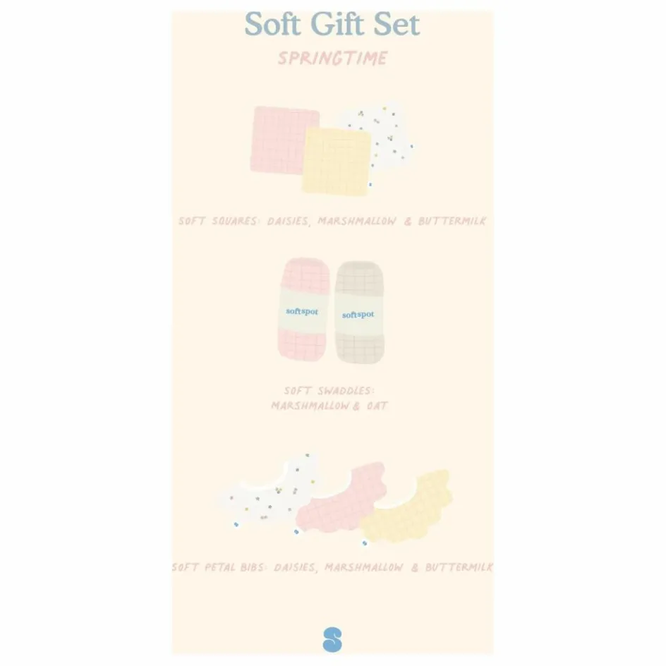 Soft Spot Coffret de naissance Springtime || Langes|Puériculture
