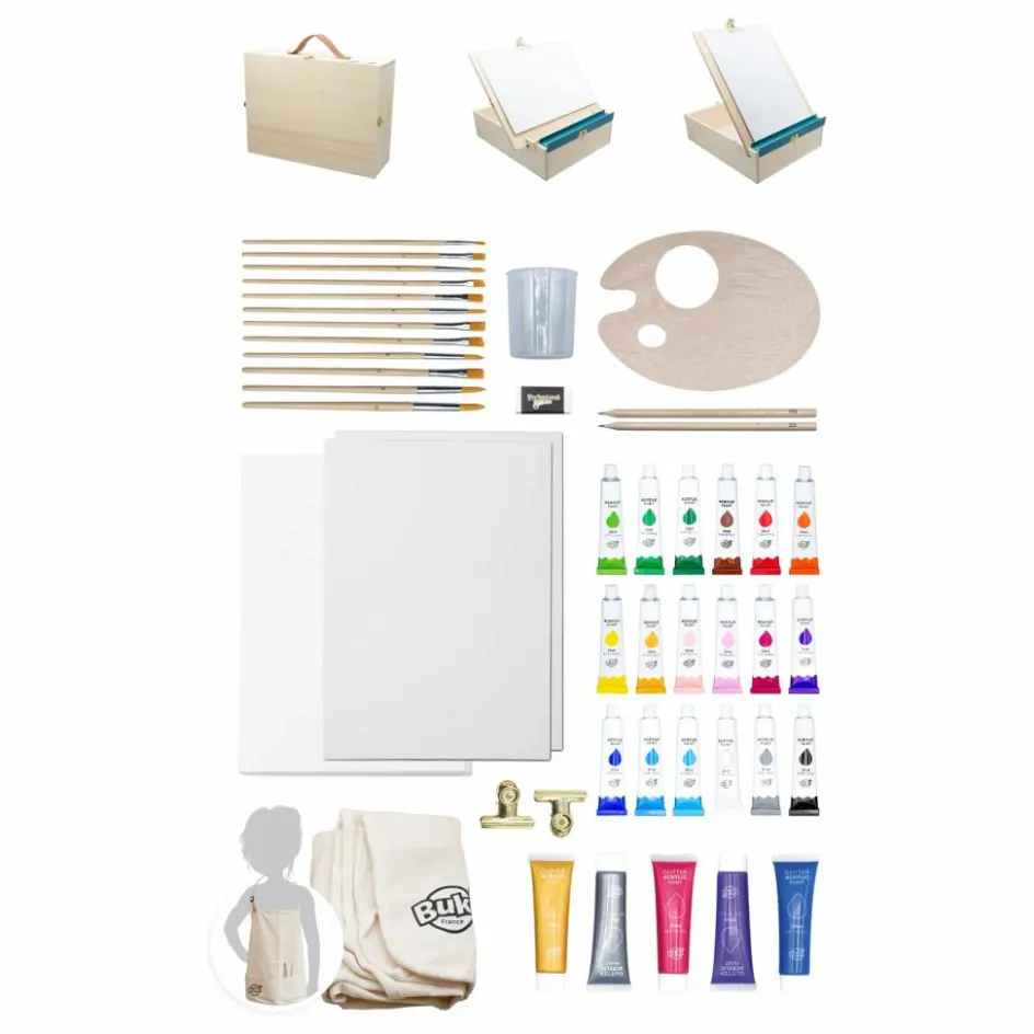 Outlet Buki Coffret de peinture Multicolore