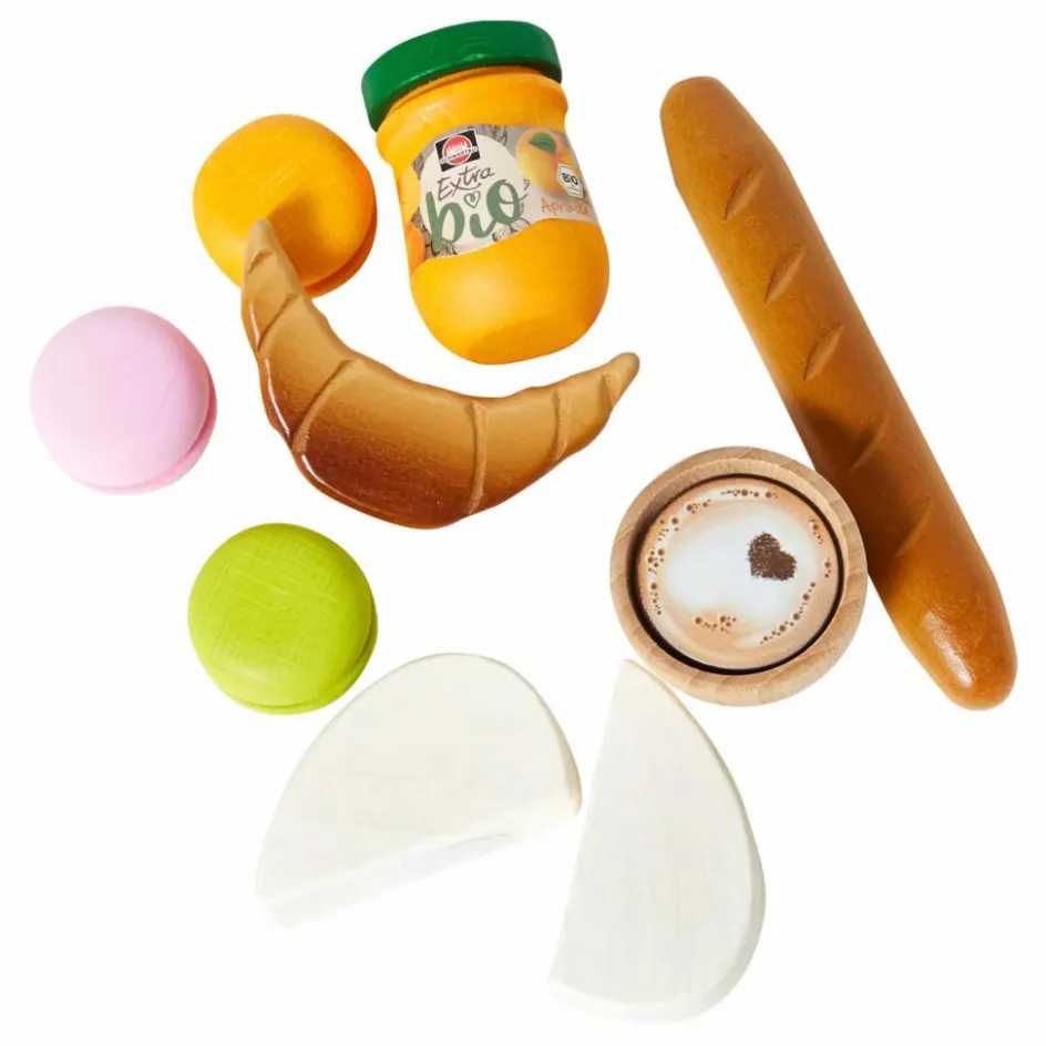 Erzi Coffret déjeuner à la française - Set de 9| Cuisines, Marchandes