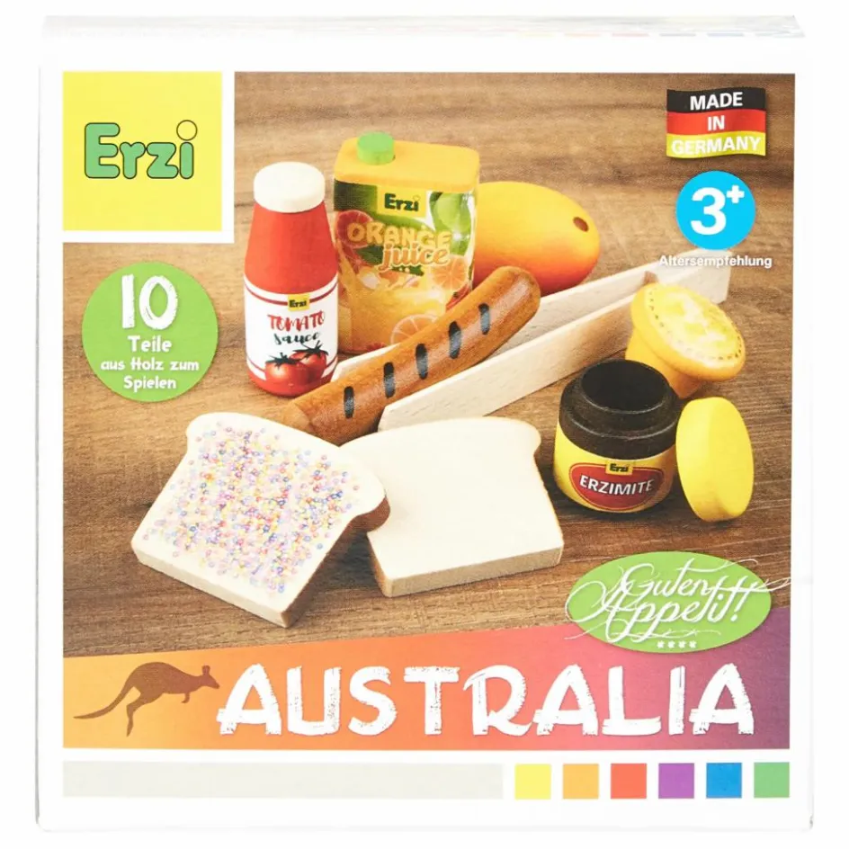 Erzi Coffret délices d'Australie - Set de 10| Cuisines, Marchandes