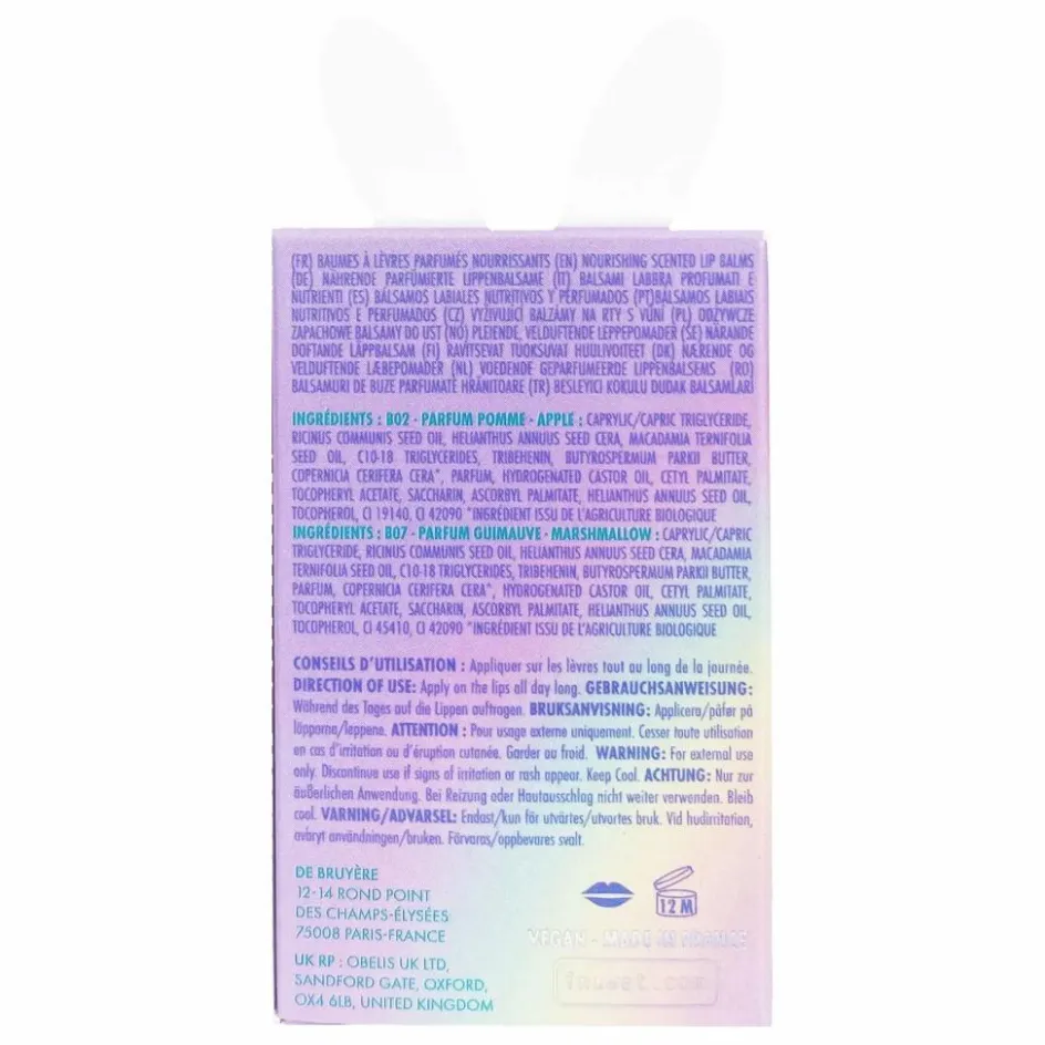 Inuwet Coffret duo de baumes à lèvres Hélène|Enfant/Femme Soins Du Visage|Coffrets