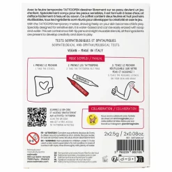 Hot Nailmatic Kids Coffret duo Tattoopen & Pochoir Réutilisable Cat x AMI IMAGINAIRE Non teinté