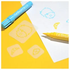 Enfant Nailmatic Kids Soins Du Corps|Coffrets*Coffret duo Tattoopen & Pochoir Réutilisable Paris x JO LITTLE