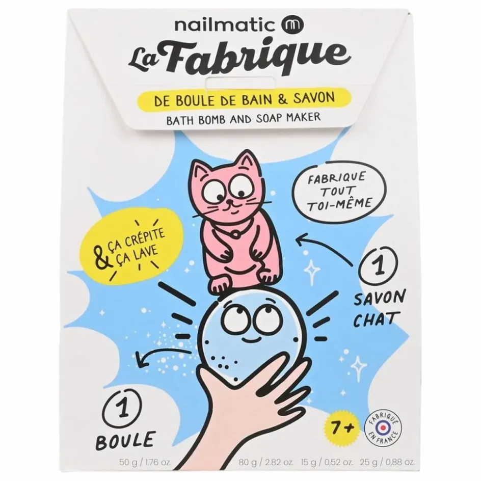 Enfant Nailmatic Kids Coffrets|Coffrets*Coffret La Fabrique de savons et de bombes de bain - 1 savon et 1 bombe |