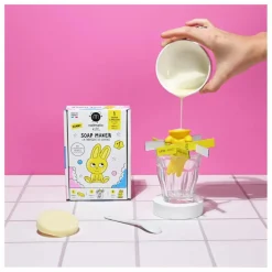 Nailmatic Kids Coffret La Fabrique de savons Bunny - 1 savon ||Enfant Loisirs Créatifs|Maquillage Enfant