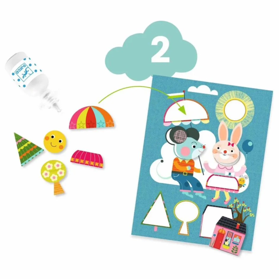 Djeco Jouets D'Éveil|Jouets D'Éveil*Coffret multi-activités Chat et ses amis