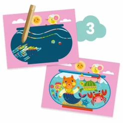 Djeco Jouets D'Éveil|Jouets D'Éveil*Coffret multi-activités Chat et ses amis