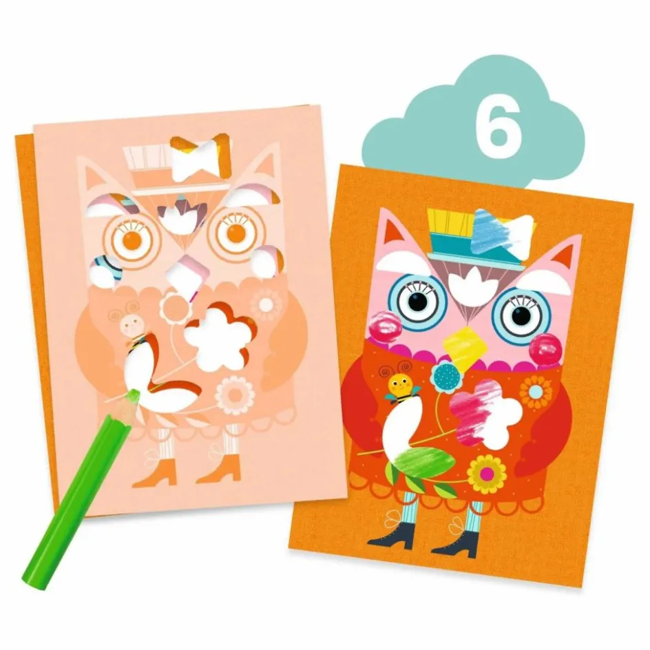 Djeco Jouets D'Éveil|Jouets D'Éveil*Coffret multi-activités Chat et ses amis