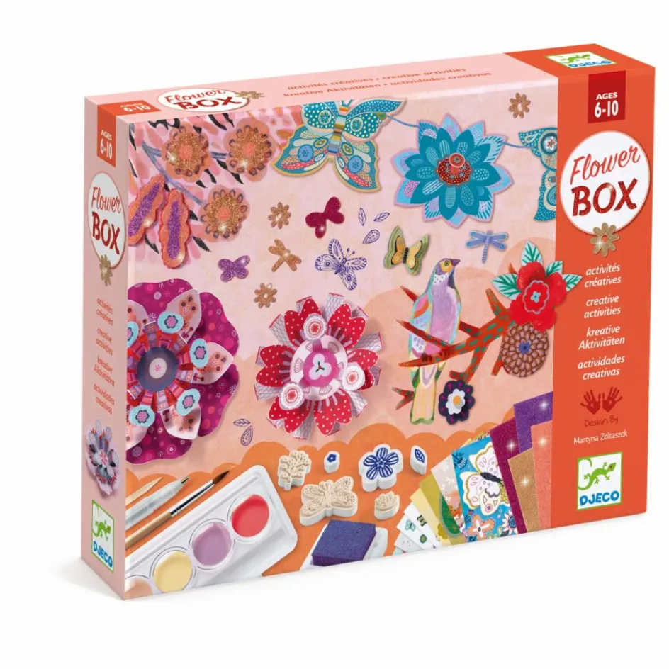 Online Djeco Coffret multi-activités le Jardin de Fleurs Multicolore