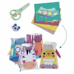 Djeco Coffret multi-activités Les animaux et leurs maisons| Loisirs Créatifs