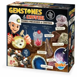 Buki Coffret pierres précieuses et cristaux| Jeux Éducatifs