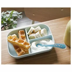 Béaba Coffret repas en silicone || Premiers Repas|Vaisselle, Tétines