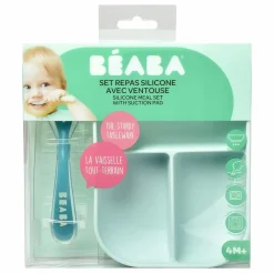 Béaba Coffret repas en silicone || Premiers Repas|Vaisselle, Tétines
