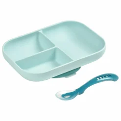 Béaba Coffret repas en silicone || Premiers Repas|Vaisselle, Tétines