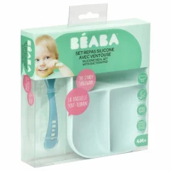 Béaba Coffret repas en silicone || Premiers Repas|Vaisselle, Tétines