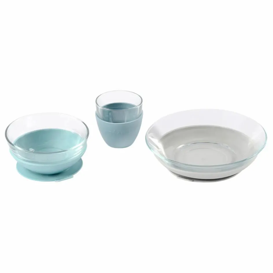 Outlet Coffret repas en verre - 3 pièces | Premiers Repas|Puériculture