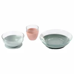 Online Béaba Coffret repas en verre - 3 pièces | Rose