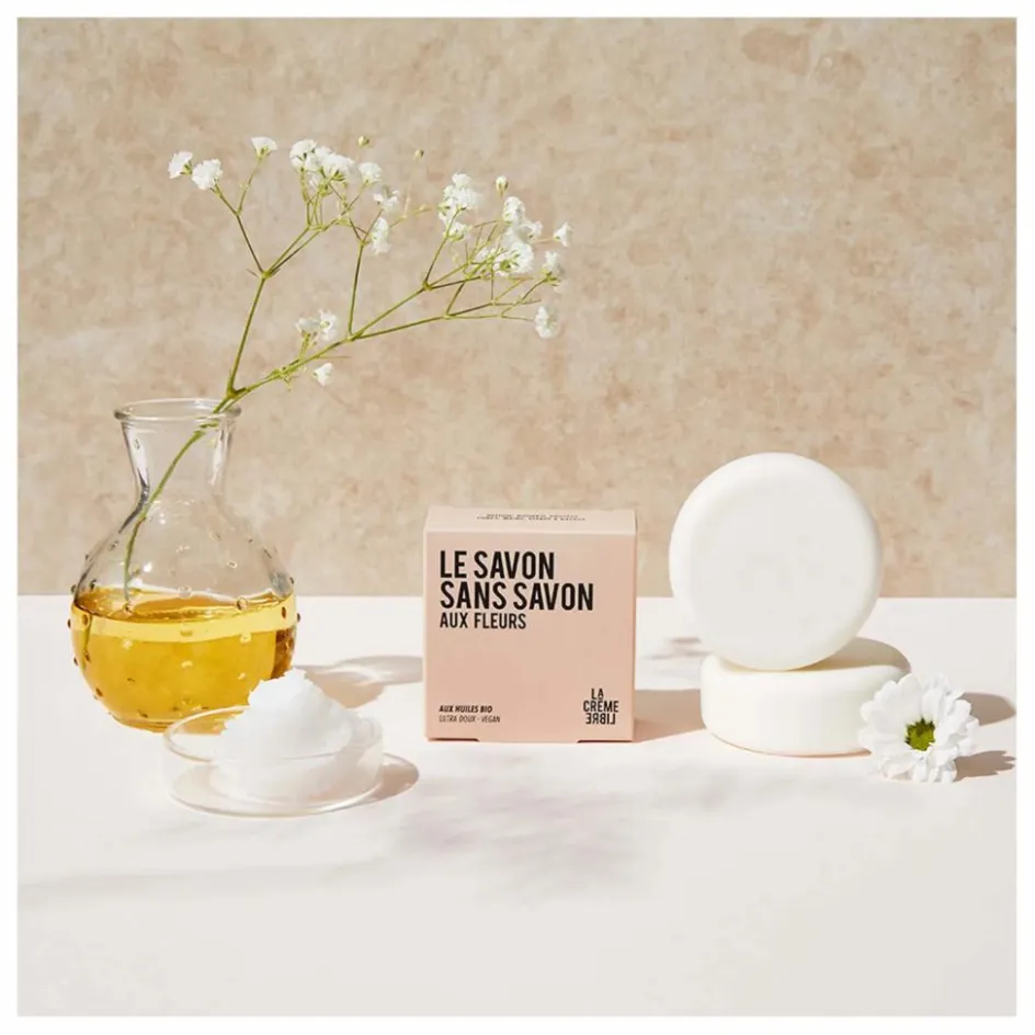 Homme/Femme La Crème Libre Soins Du Corps|Soins, Wellness*Coffret Routine Soin - Huile Sèche & Ecorecharge & Savon aux fleurs & Porte Savon