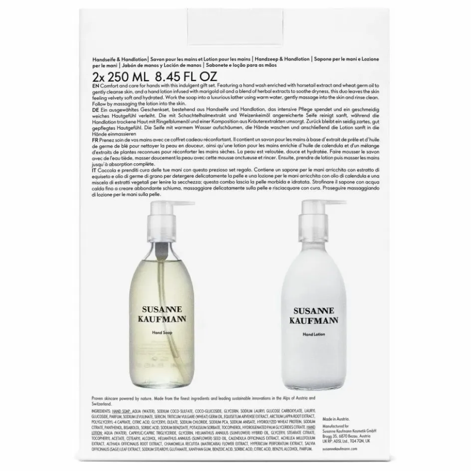 Susanne Kaufmann Coffret savon et crème pour les mains - 500ml|Homme/Femme Soins Du Corps|Coffrets