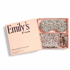 Emily's Pillow Coffret sommeil en soie imprimé|Femme Soins Des Cheveux|Coffrets