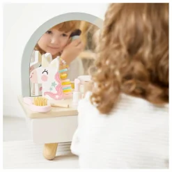 Clearance Coiffeuse Licorne Enfant Rangement Enfant