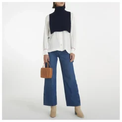 Forte Forte Col Laine Vierge ||Femme Pulls, Gilets