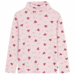 Petit Bateau Col roulé Fleuri Pointelle Coton Bio ||Enfant Blouses, T-Shirts