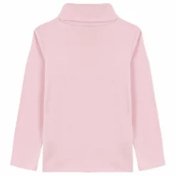 Online Petit Bateau Col Roulé Logo Coton Bio | Rose