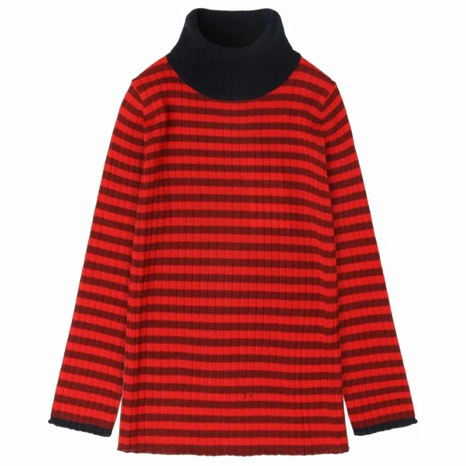 Enfant FUB T-Shirts, Chemises|Blouses, T-Shirts*Col Roulé Rayé Laine de Mérinos |