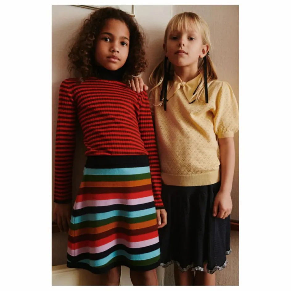Enfant FUB T-Shirts, Chemises|Blouses, T-Shirts*Col Roulé Rayé Laine de Mérinos |