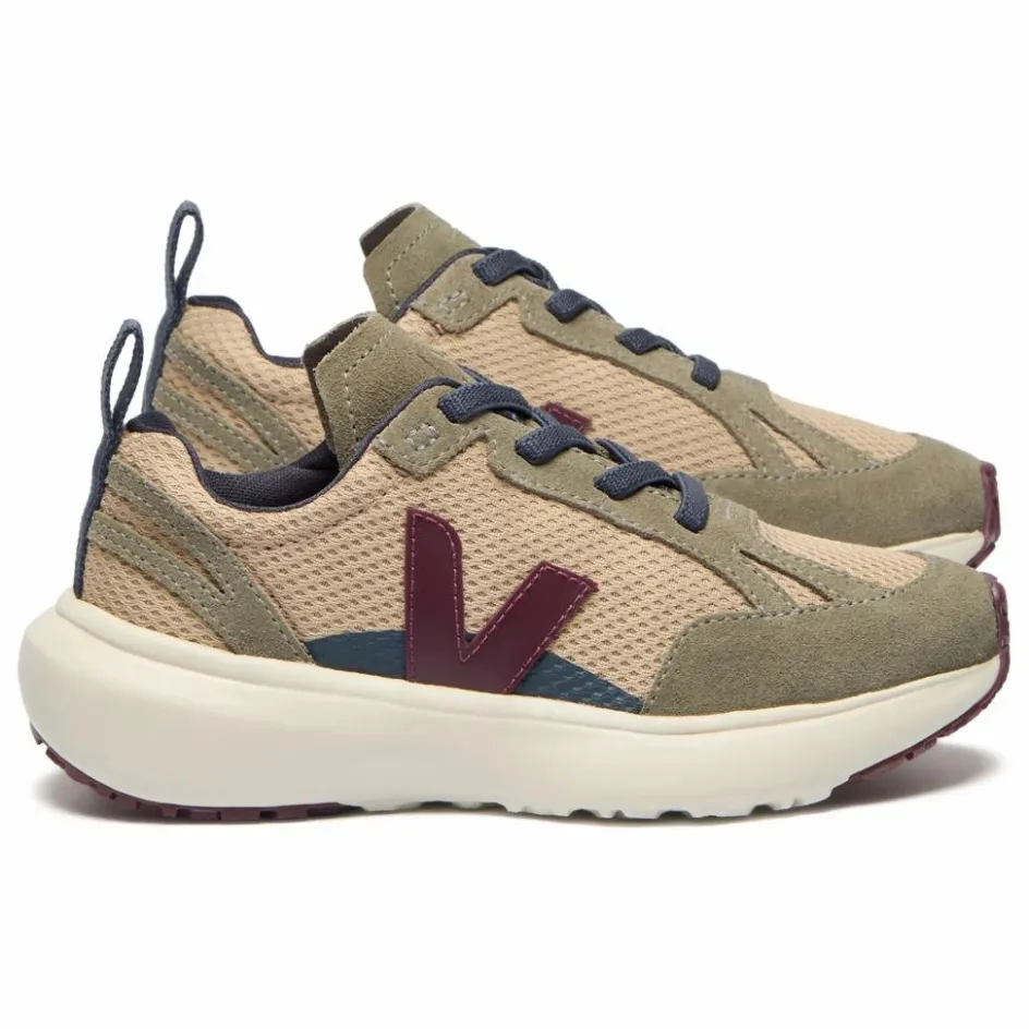 Enfant Veja Baskets|Baskets*Collaboration x Bonpoint - Baskets Lacets Elastiqués Canary Suede |