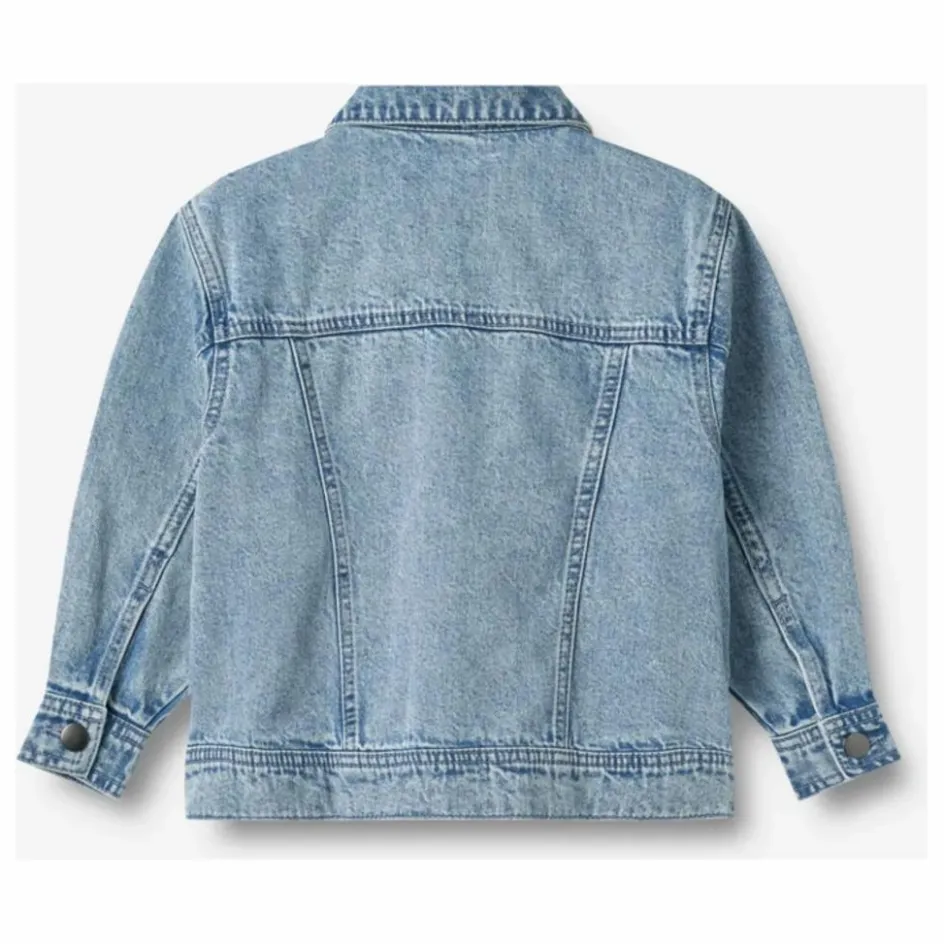 Enfant Wheat Manteaux, Blousons|Manteaux, Blousons*Collaboration x Pernille Teisbæk - Veste Denim Vive Coton Bio |