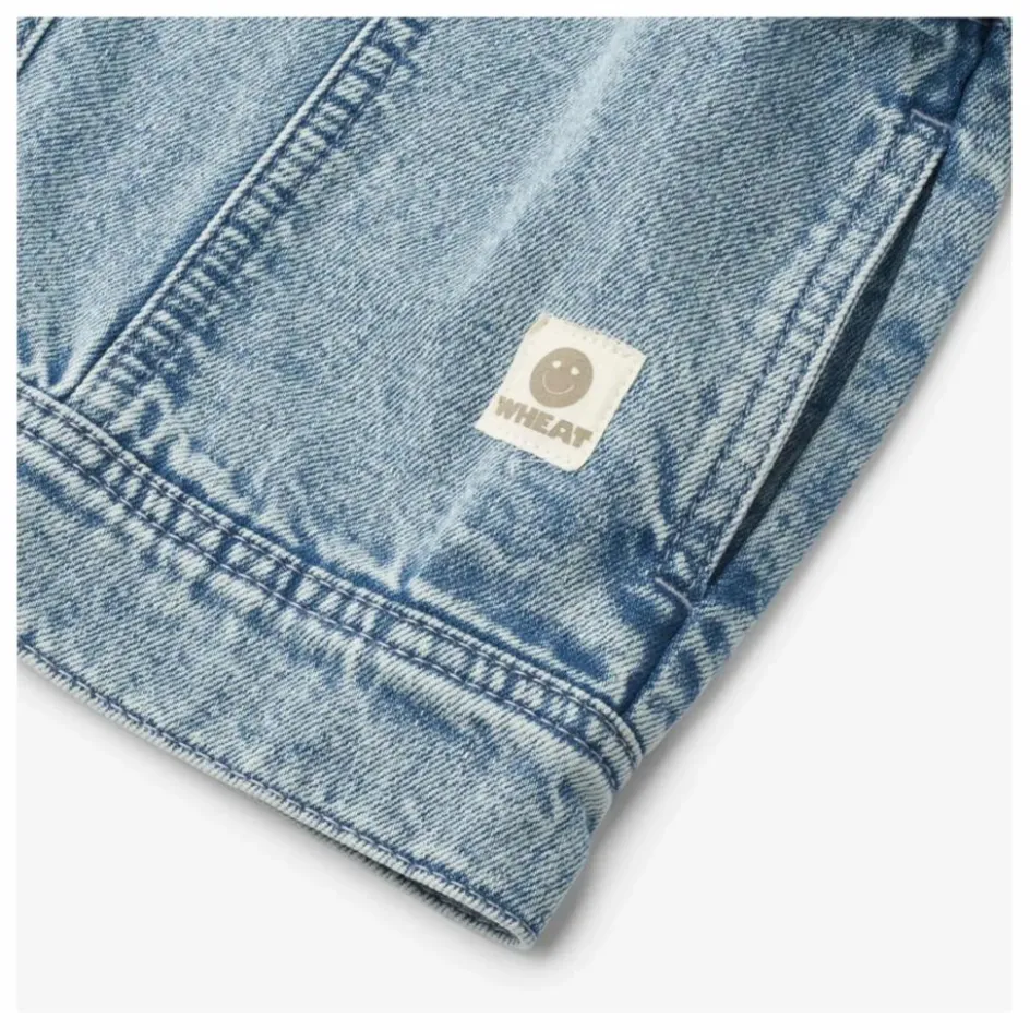 Enfant Wheat Manteaux, Blousons|Manteaux, Blousons*Collaboration x Pernille Teisbæk - Veste Denim Vive Coton Bio |