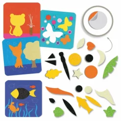 Djeco Collage en feutrine Douce nature| Loisirs Créatifs