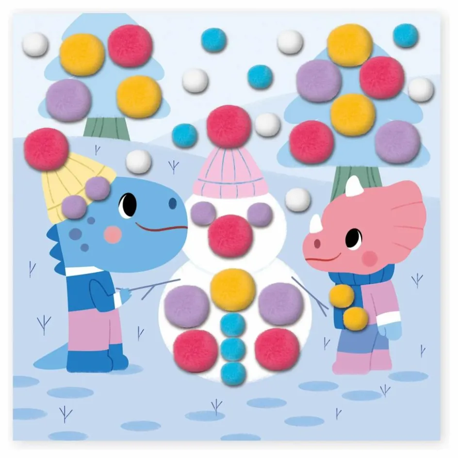 New Collage Pompons - x Hachette Loisirs Créatifs