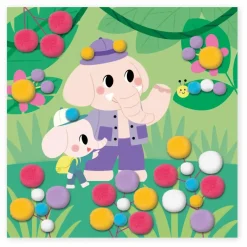 New Collage Pompons - x Hachette Loisirs Créatifs