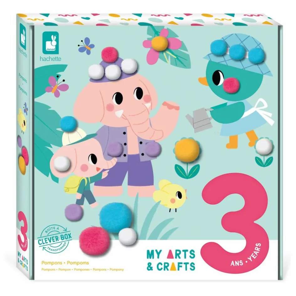 New Collage Pompons - x Hachette Loisirs Créatifs